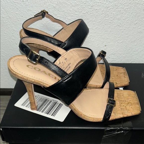 COACH Women's Kit Two-Piece Dress Sandals - Picture 5 of 6